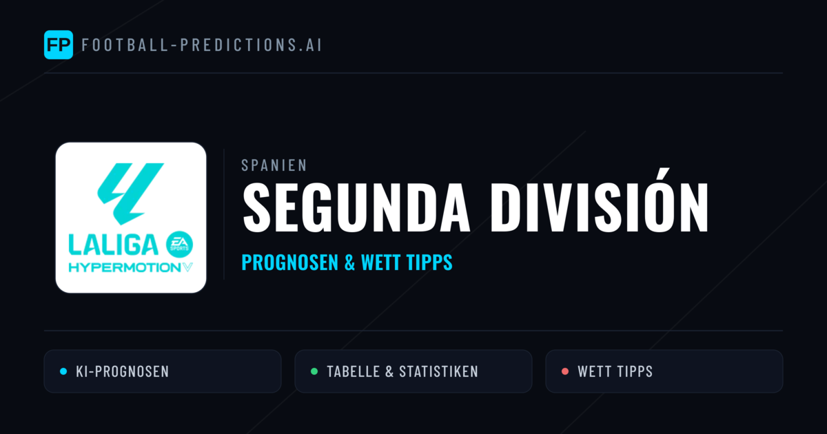 Spanien Segunda División Wett Tipps — Fußball Prognosen