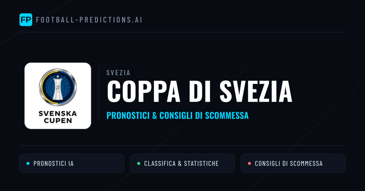 Svezia Coppa di Svezia Pronostici Calcio — Gratis Oggi