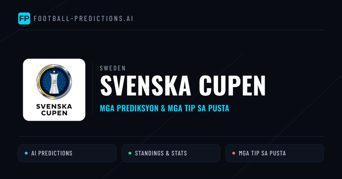 Sweden Svenska Cupen Predictions & Betting Tips