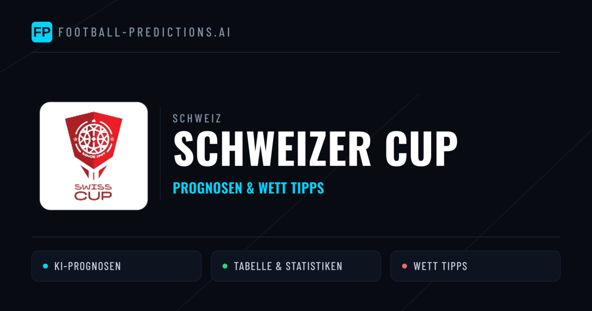 Schweiz Schweizer Cup Wett Tipps — Fußball Prognosen
