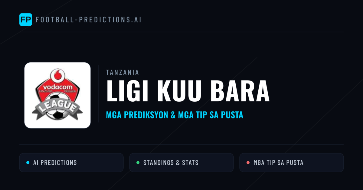 Tanzania Ligi kuu Bara Predictions & Betting Tips