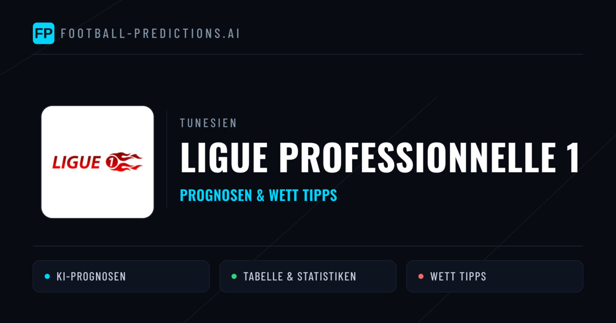 Tunesien Ligue Professionnelle 1 Wett Tipps — Fußball Prognosen
