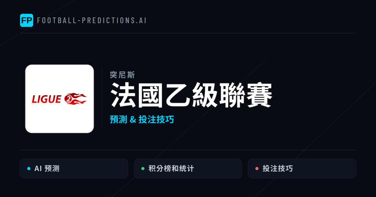 法國乙級聯賽運彩預測 — 足球賽事分析與投注推薦