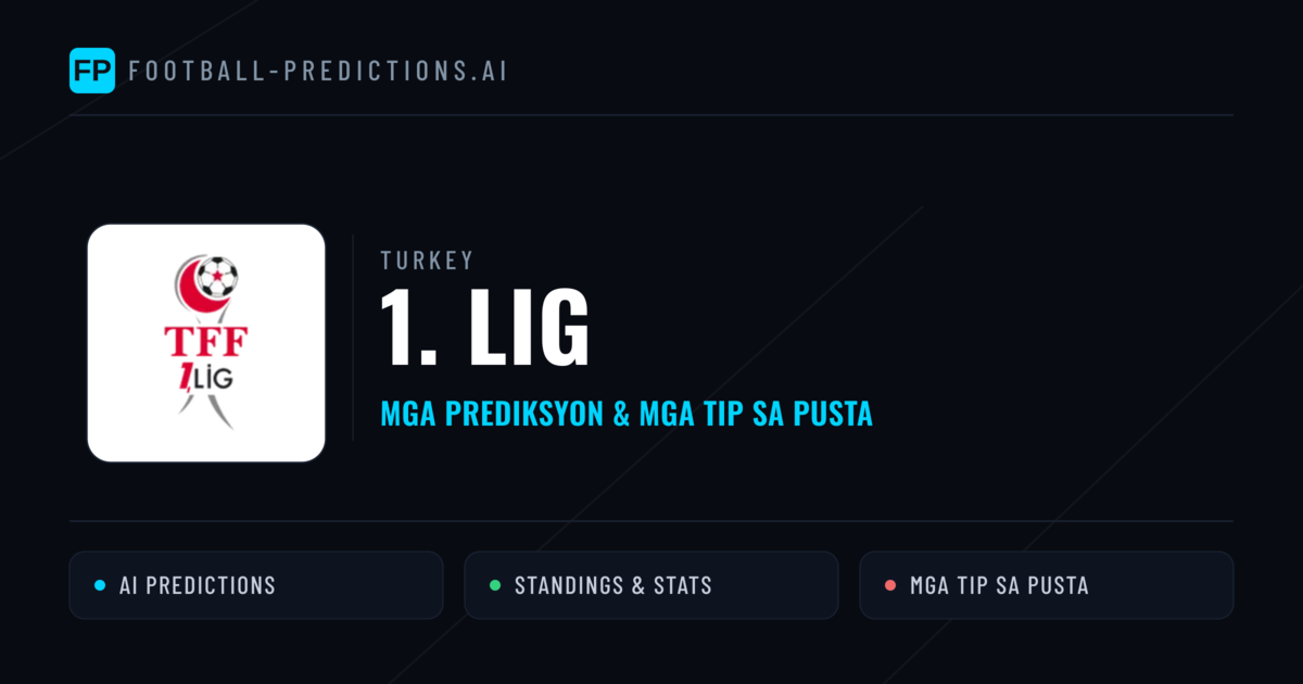 Turkey 1. Lig Predictions & Betting Tips