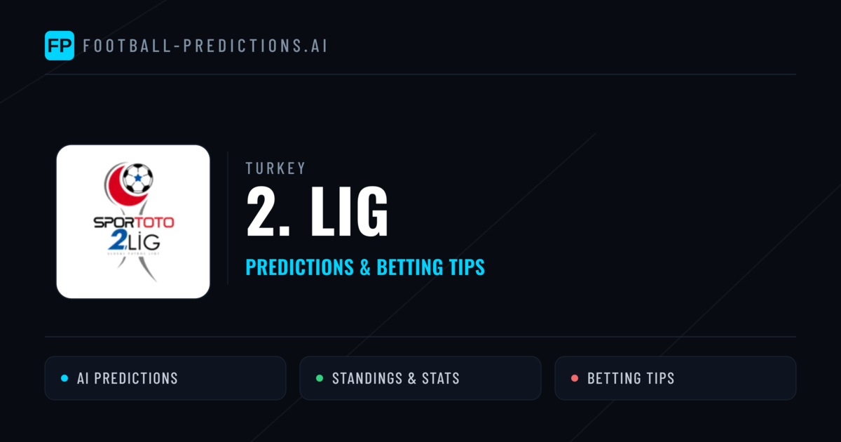 Turkey 2. Lig Predictions & Betting Tips