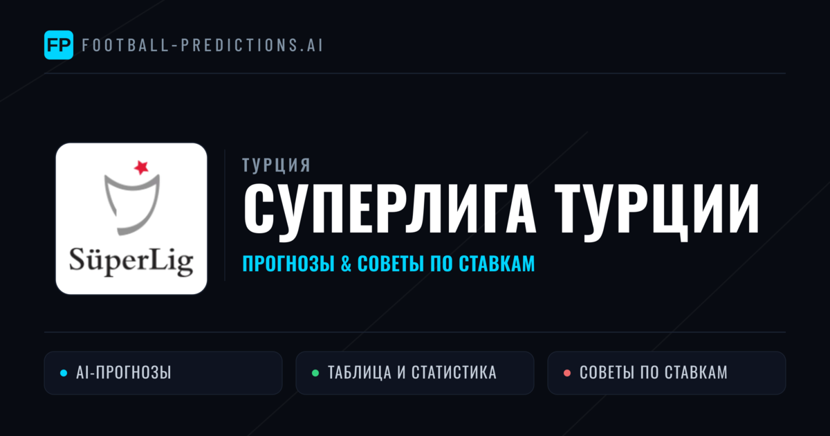 Прогнозы Турция Суперлига Турции — ставки и советы экспертов