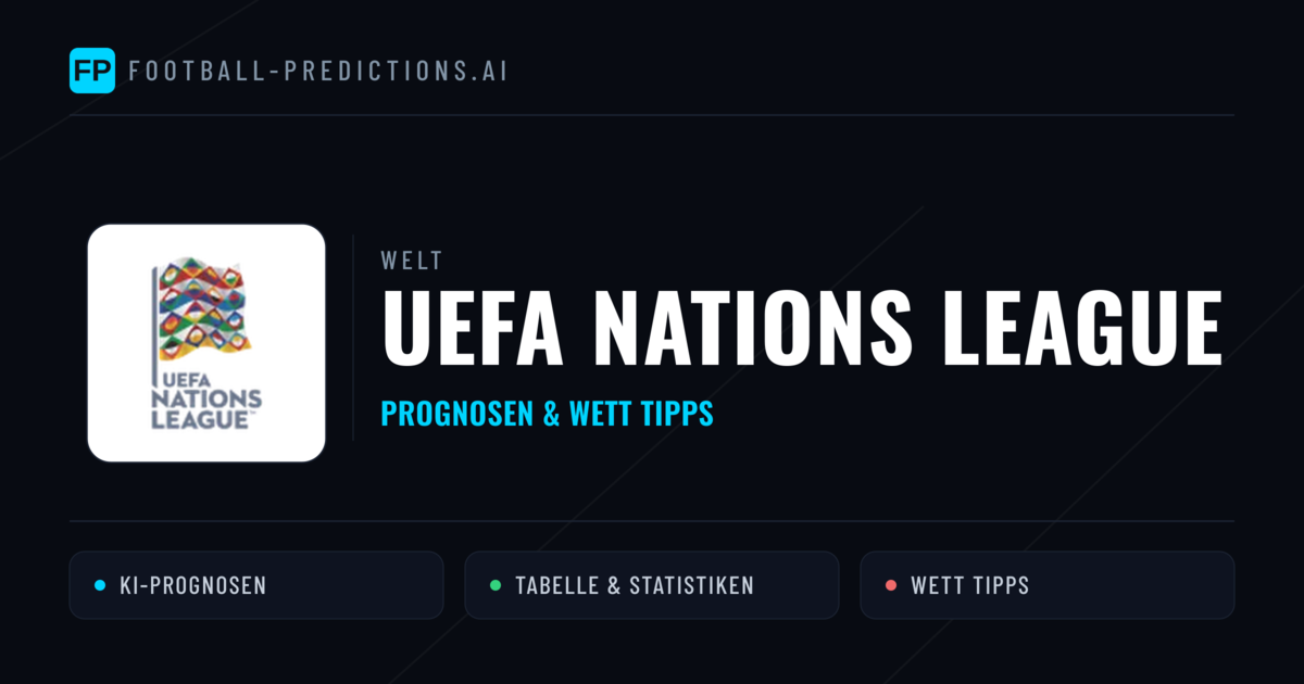 UEFA Nations League Wett Tipps — Fußball Prognosen