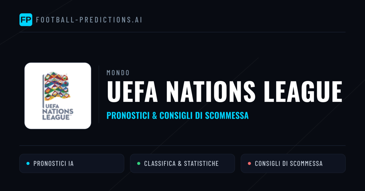 UEFA Nations League Pronostici Calcio — Gratis Oggi