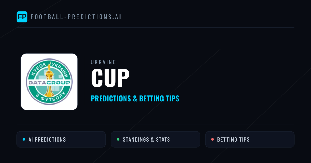 Ukraine Cup Predictions & Betting Tips