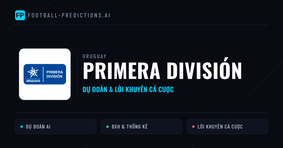 Uruguay dự đoán bóng đá Primera División & mẹo cá cược