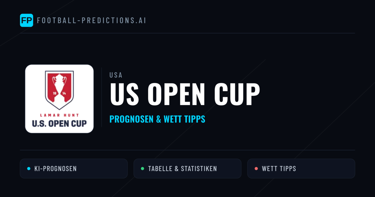 USA US Open Cup Wett Tipps — Fußball Prognosen