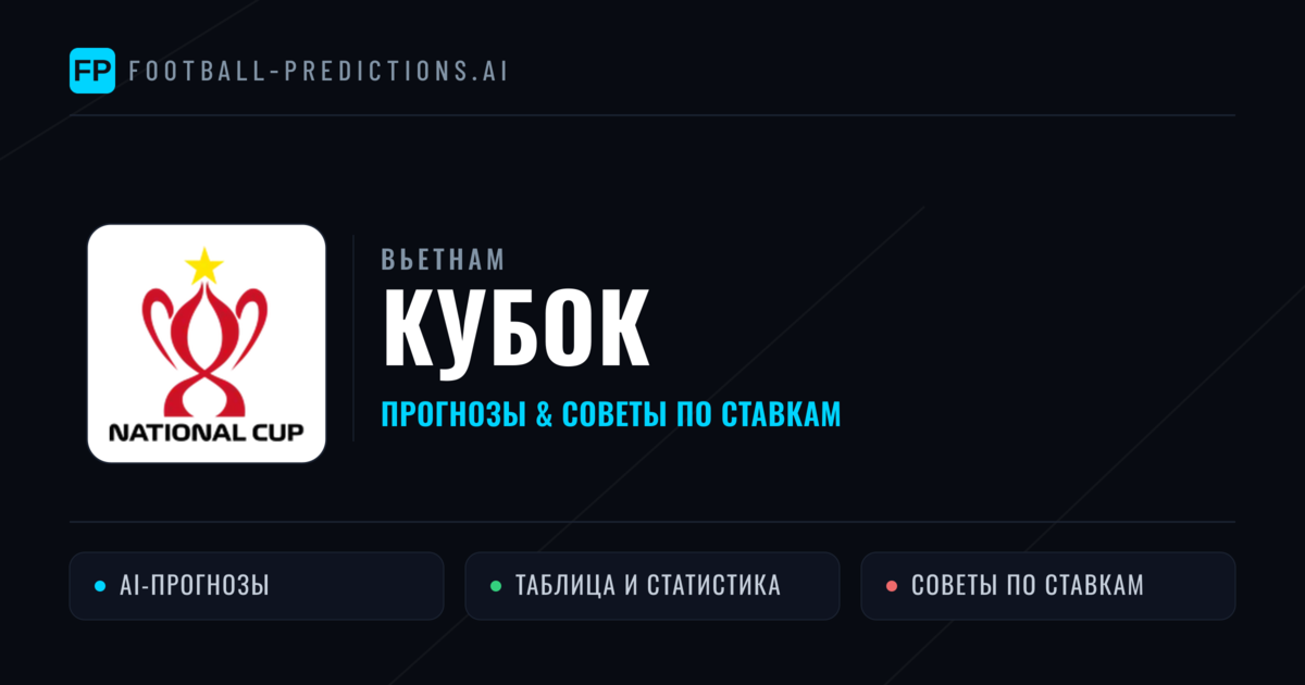 Прогнозы Вьетнам Кубок — ставки и советы экспертов