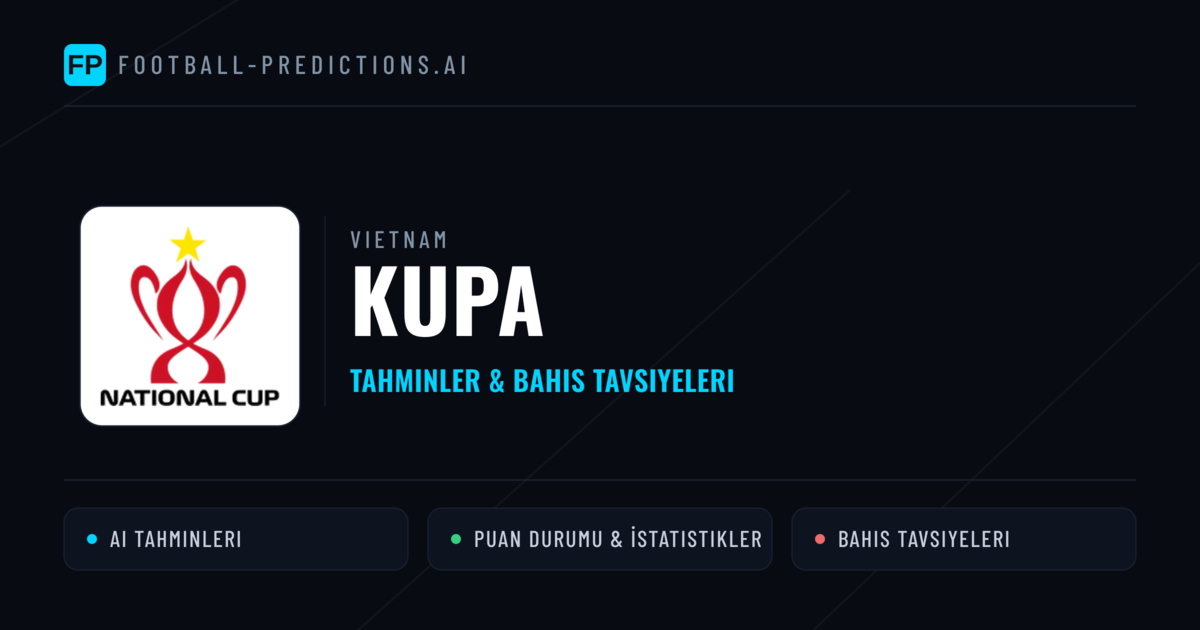 Vietnam Kupa Tahminleri & Bahis İpuçları