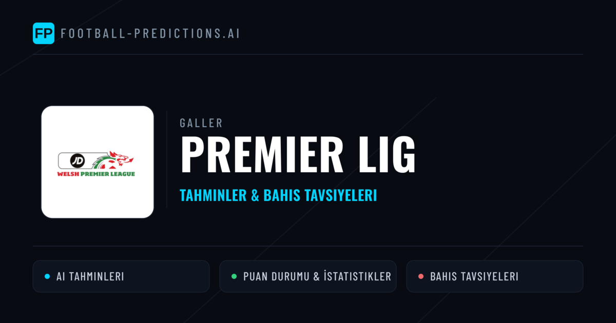 Galler Premier Lig Tahminleri & Bahis İpuçları