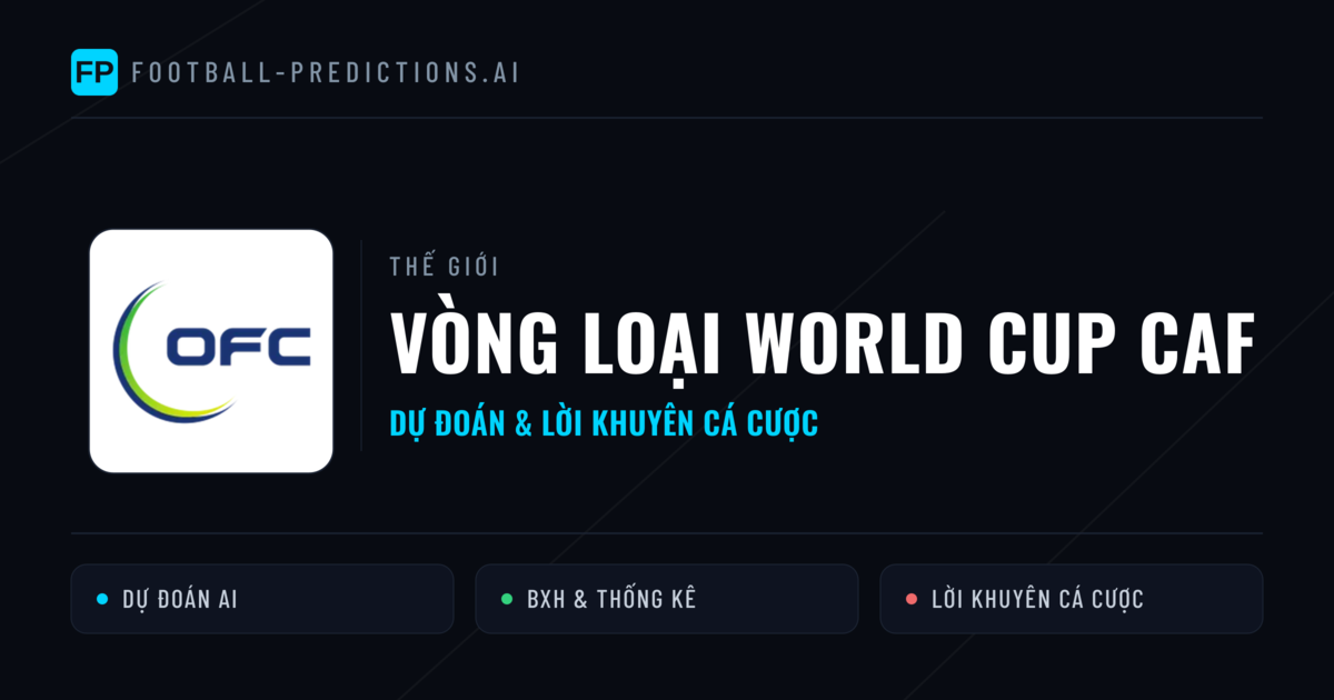 dự đoán bóng đá Vòng loại World Cup CAF & mẹo cá cược