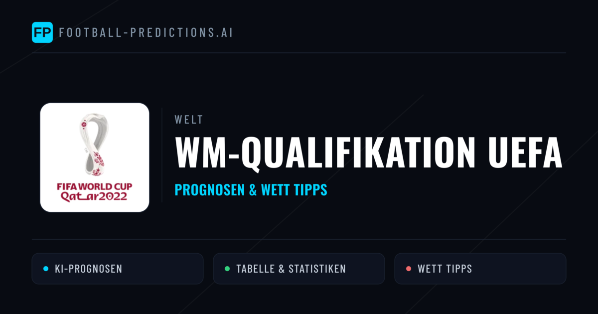 WM-Qualifikation UEFA Wett Tipps — Fußball Prognosen