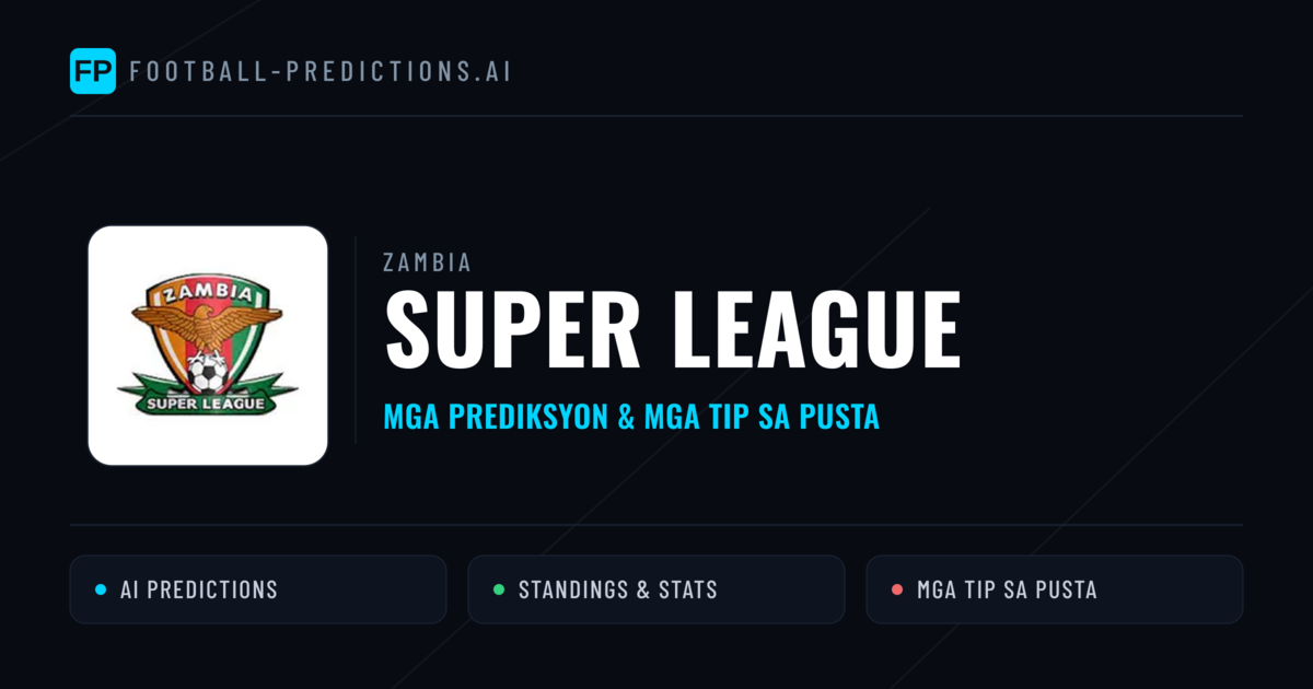 Zambia Super League Predictions & Betting Tips