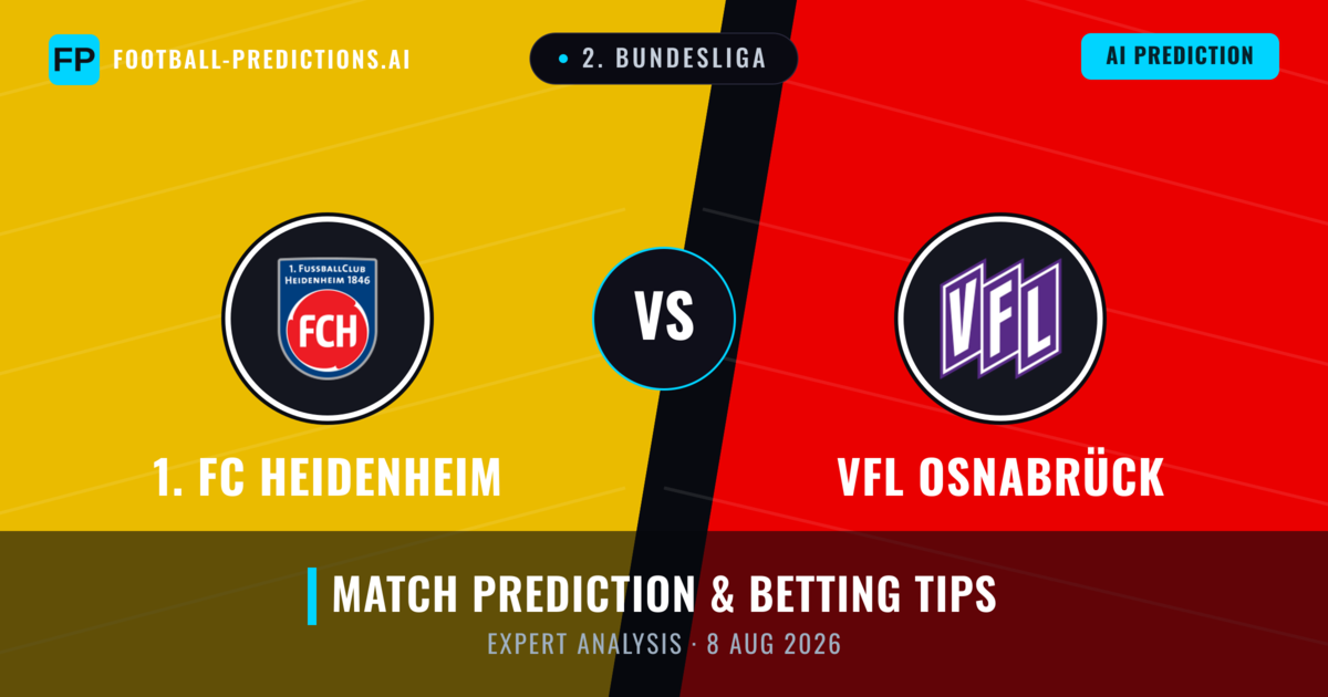 1. FC Heidenheim vs VfL Osnabrück — match prediction & preview