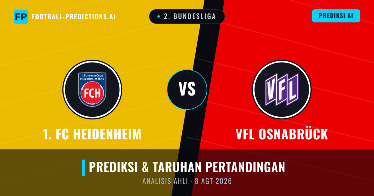 1. FC Heidenheim vs VfL Osnabrück — prediksi dan pratinjau pertandingan