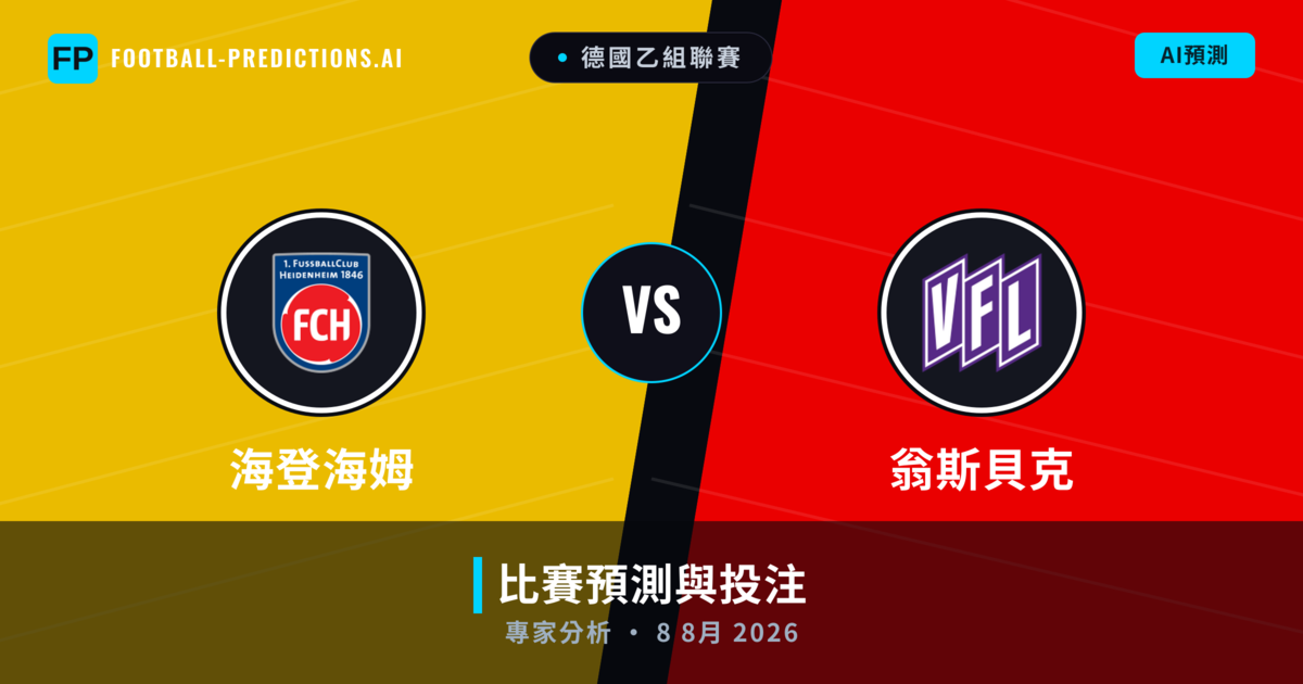 海登海姆 vs 翁斯貝克 — 比赛预测和前瞻