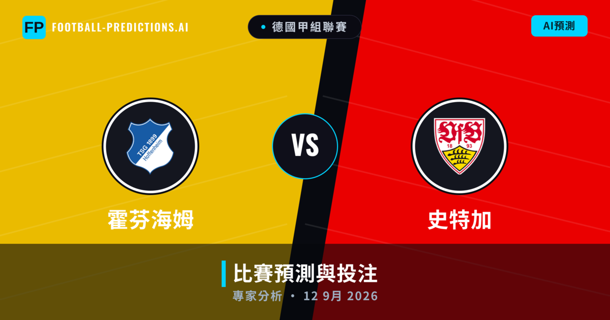 霍芬海姆 vs 史特加 — 比赛预测和前瞻