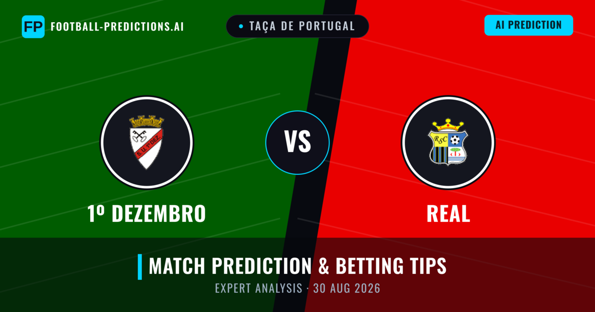 1º Dezembro vs Real — match prediction & preview