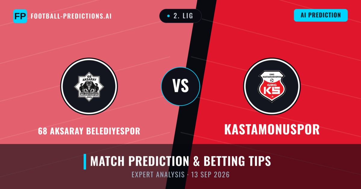 68 Aksaray Belediyespor vs Kastamonuspor — match prediction & preview