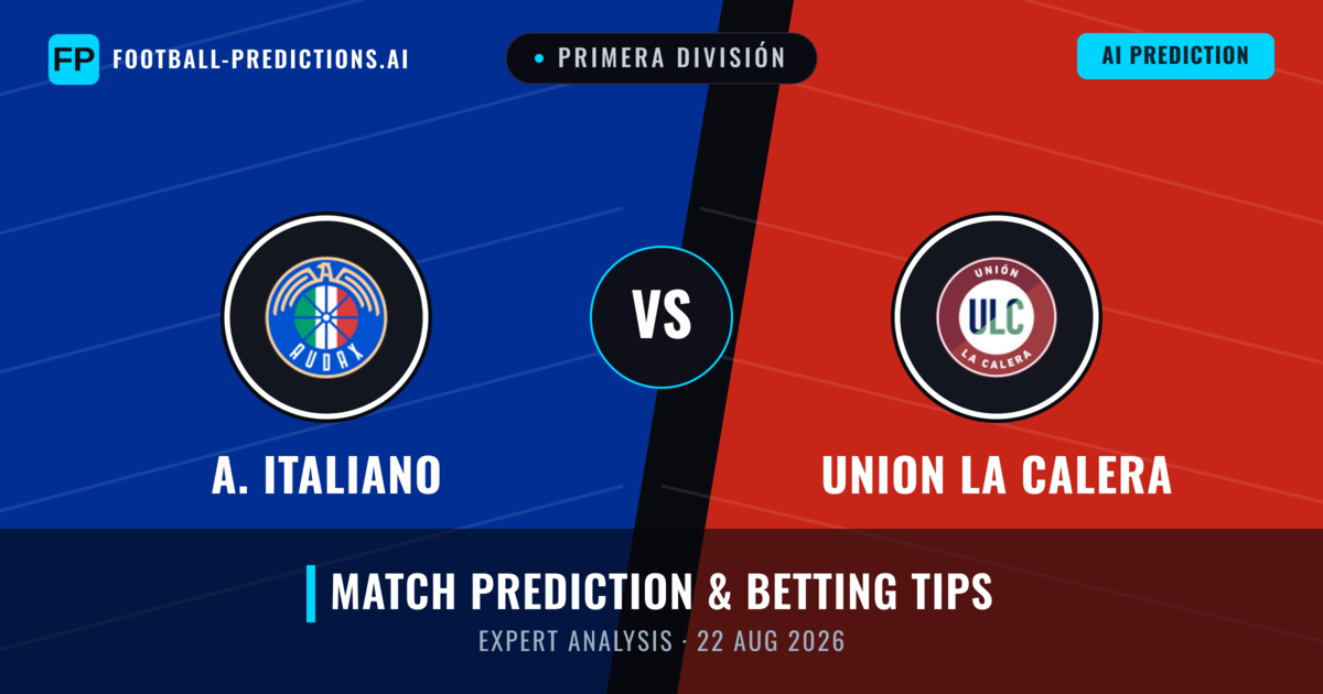 A. Italiano vs Union La Calera — match prediction & preview