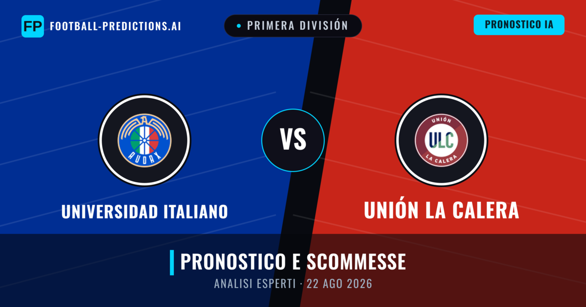 Universidad Italiano vs Unión La Calera — pronostico e anteprima del match