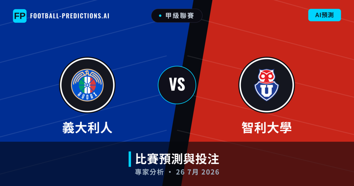 義大利人 vs 智利大學 — 比赛预测和前瞻