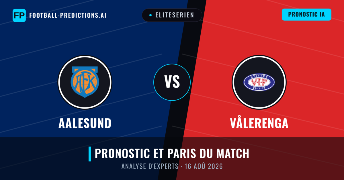 Aalesund vs Vålerenga — pronostic et avant-match