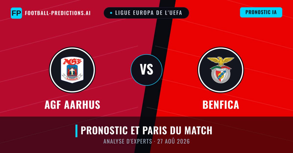 AGF Aarhus vs Benfica — pronostic et avant-match