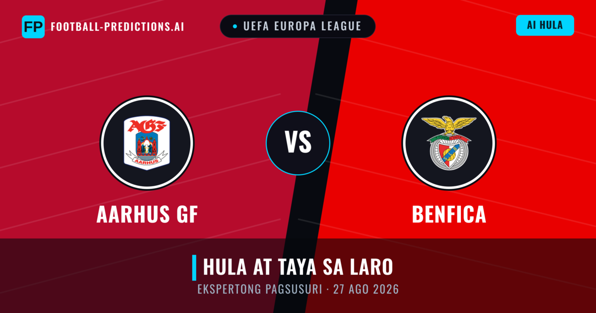 Aarhus GF vs Benfica — hula at preview ng laban