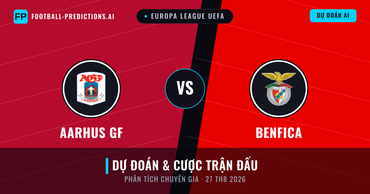 Aarhus GF vs Benfica — dự đoán và xem trước trận đấu