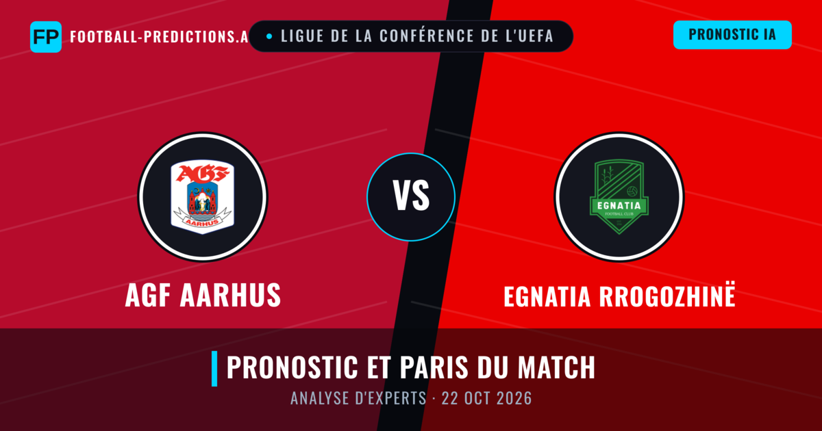 AGF Aarhus vs Egnatia Rrogozhinë — pronostic et avant-match