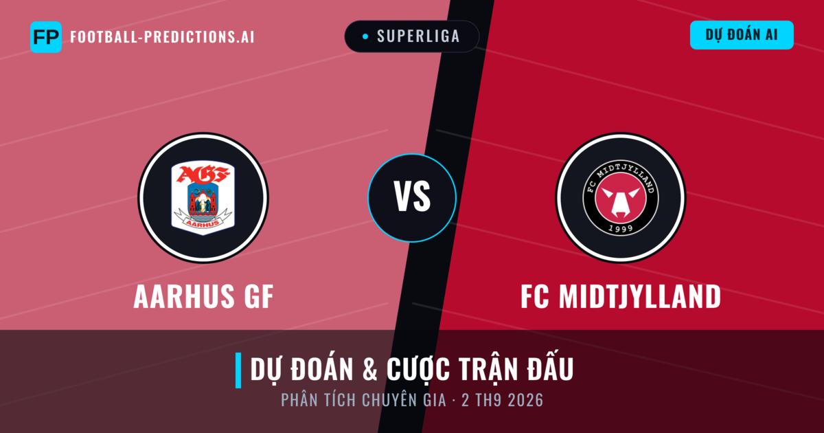 Aarhus GF vs FC Midtjylland — dự đoán và xem trước trận đấu