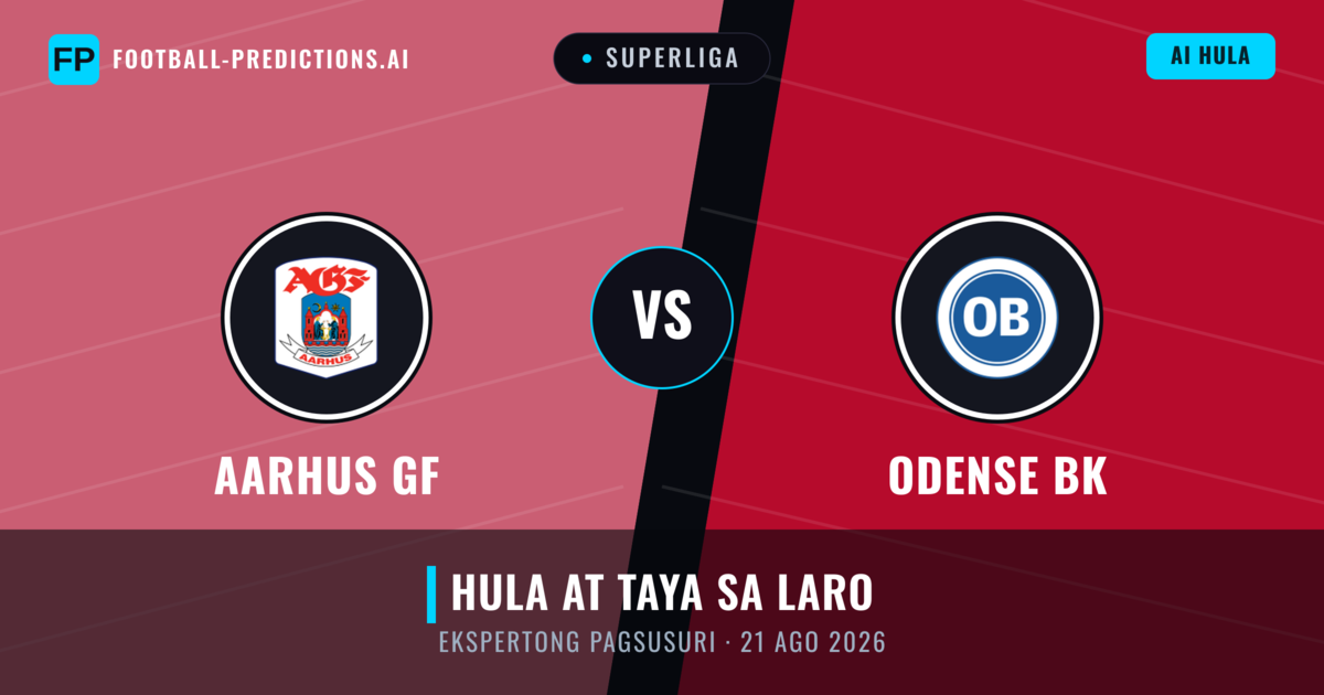 Aarhus GF vs Odense BK — hula at preview ng laban