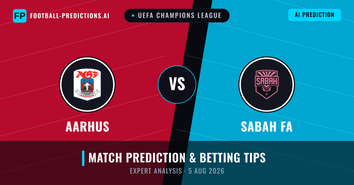 Aarhus vs Sabah FA — match prediction & preview