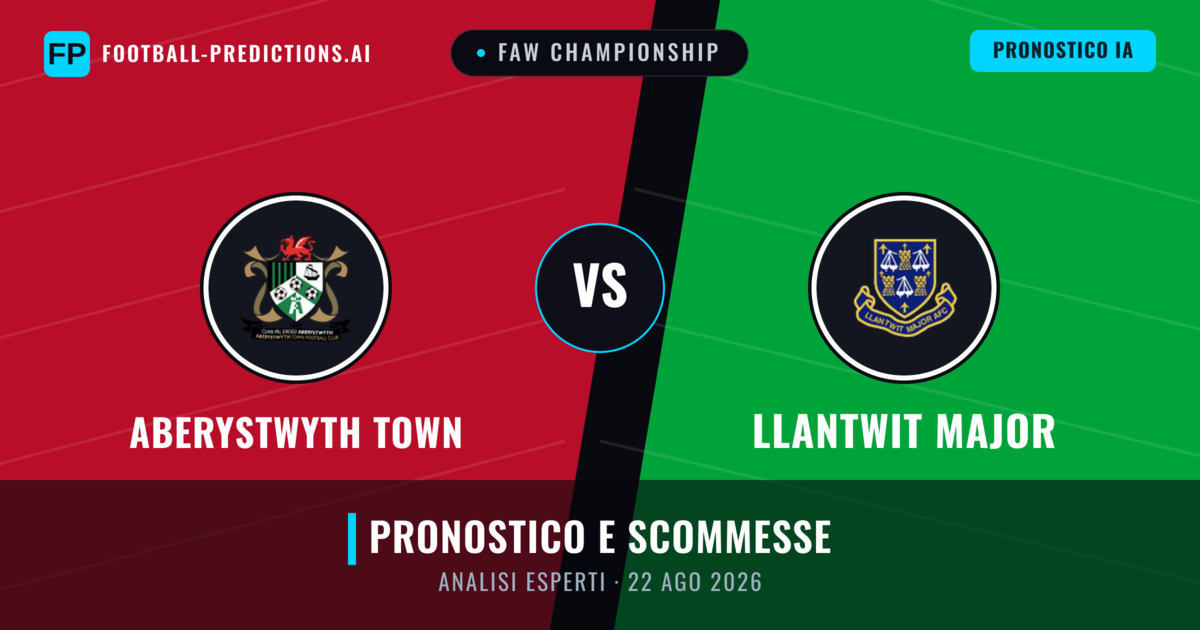 Aberystwyth Town vs Llantwit Major — pronostico e anteprima del match