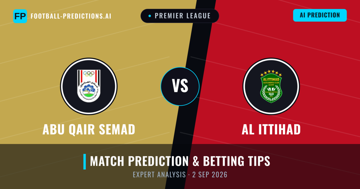 Abu Qair Semad vs Al Ittihad — match prediction & preview