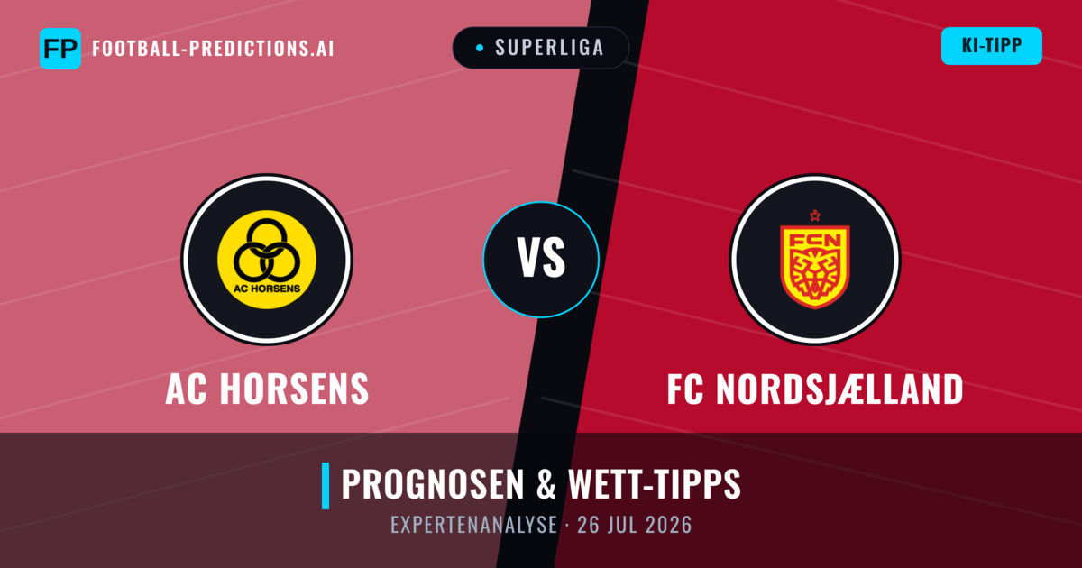 AC Horsens vs FC Nordsjælland — Prognose und Spielvorschau