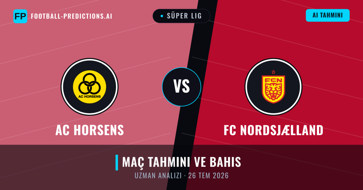 AC Horsens - FC Nordsjælland — maç tahmini ve önizleme
