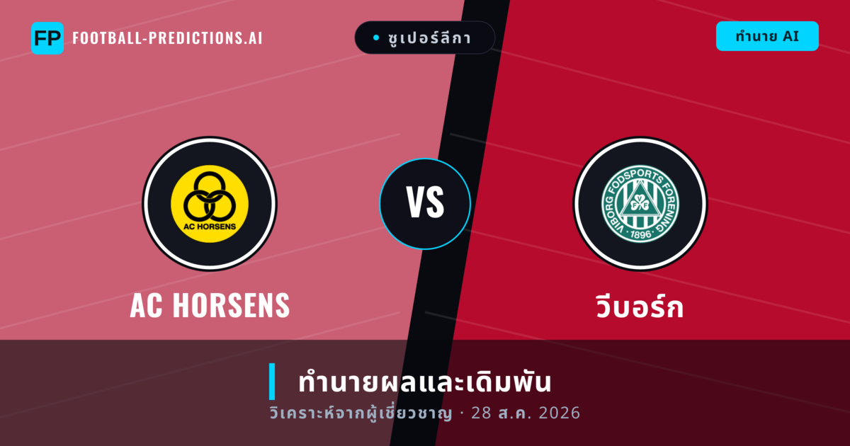 AC Horsens พบ วีบอร์ก — ทำนายผลและพรีวิวการแข่งขัน