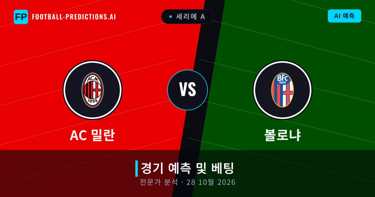 AC 밀란 대 볼로냐 — 경기 예측 및 프리뷰