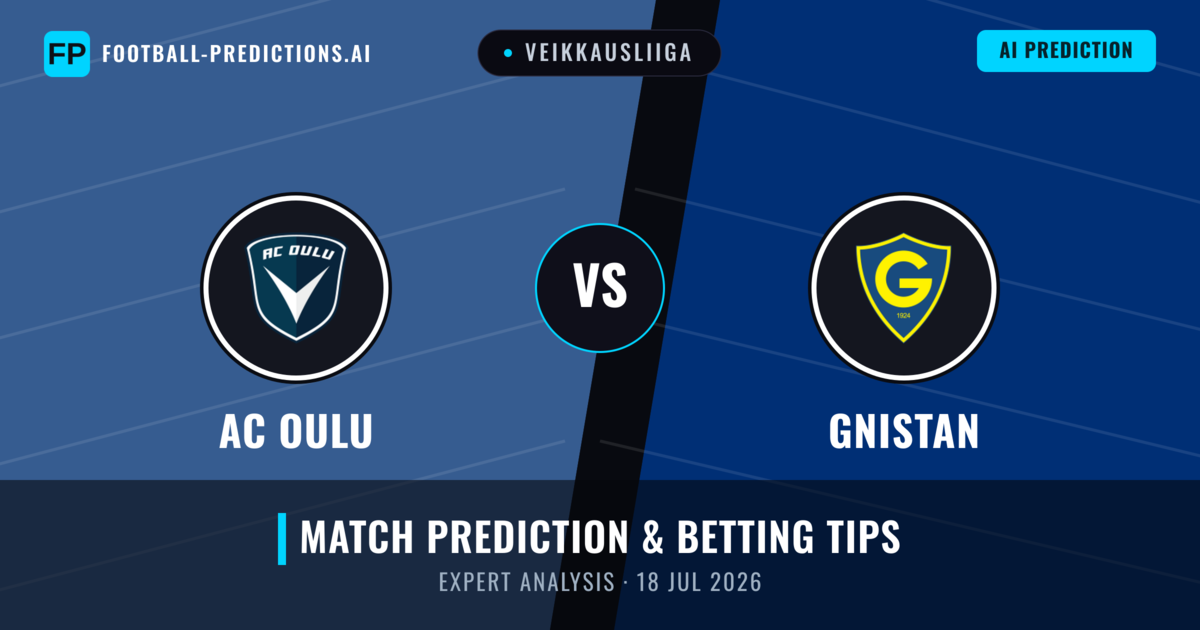 AC Oulu vs Gnistan — match prediction & preview