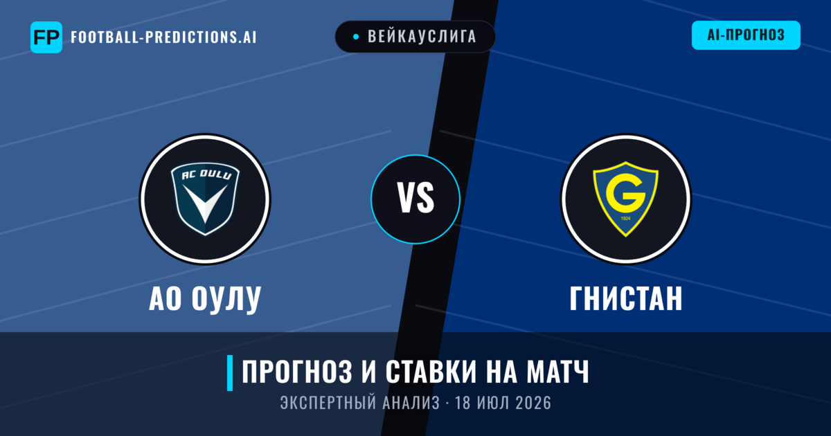 АО Оулу – Гнистан — прогноз и превью матча