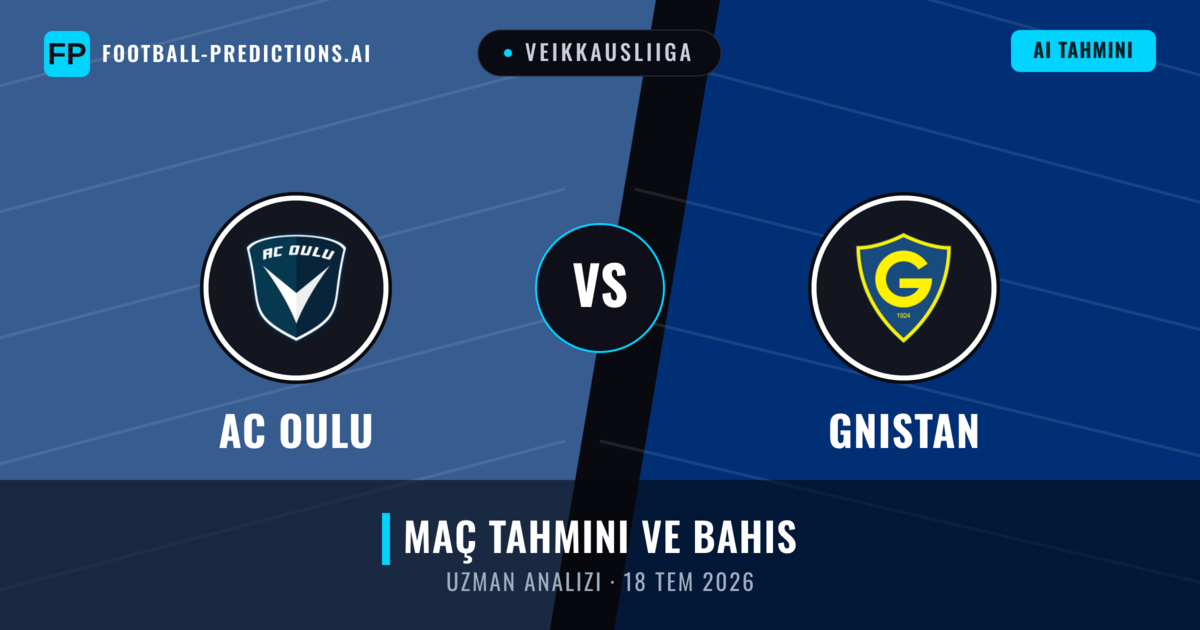 AC Oulu - Gnistan — maç tahmini ve önizleme