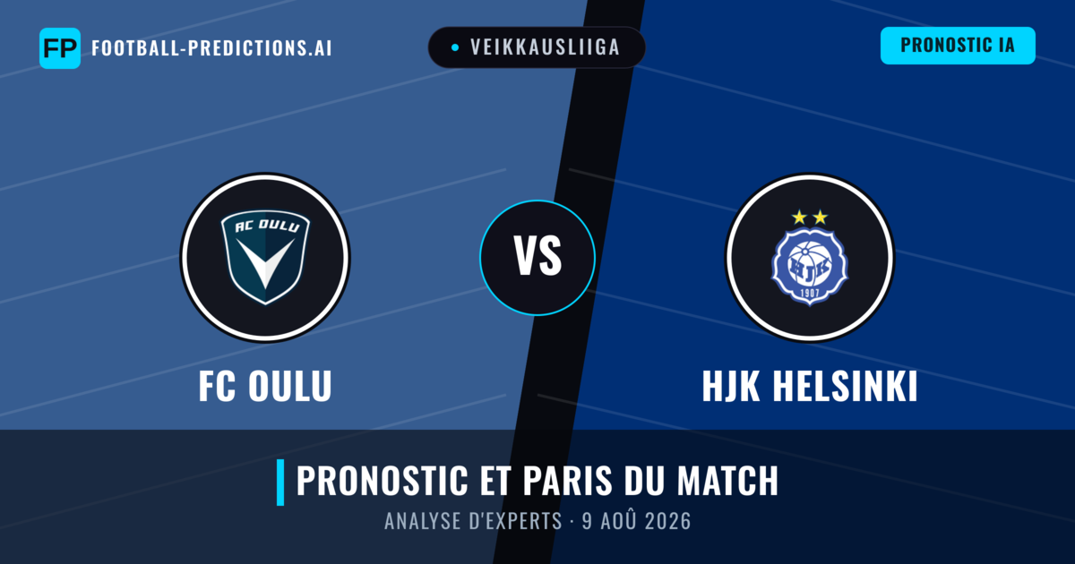 FC Oulu vs HJK Helsinki — pronostic et avant-match
