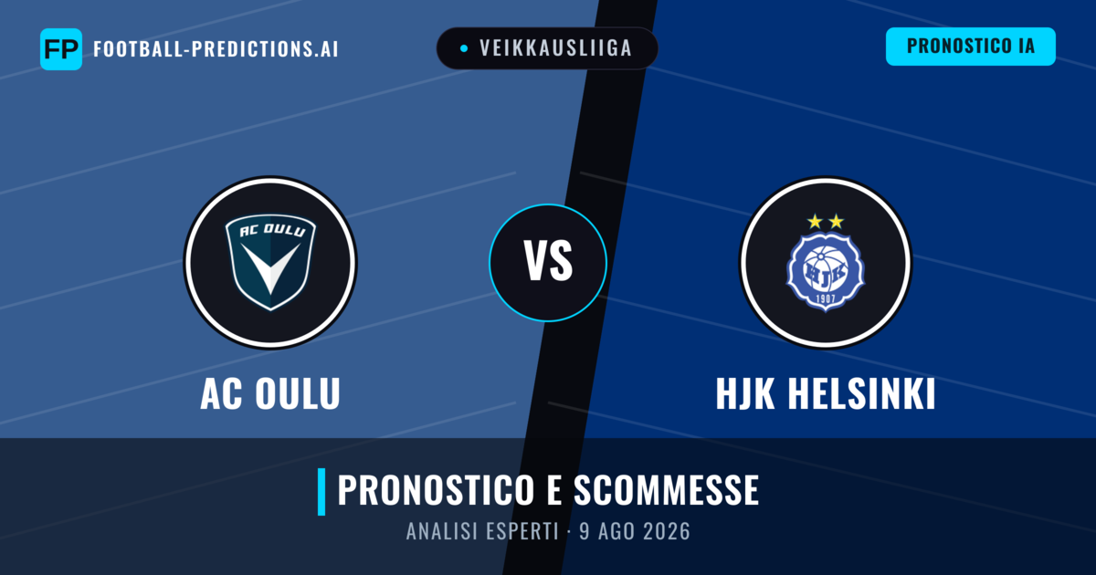 AC Oulu vs HJK Helsinki — pronostico e anteprima del match