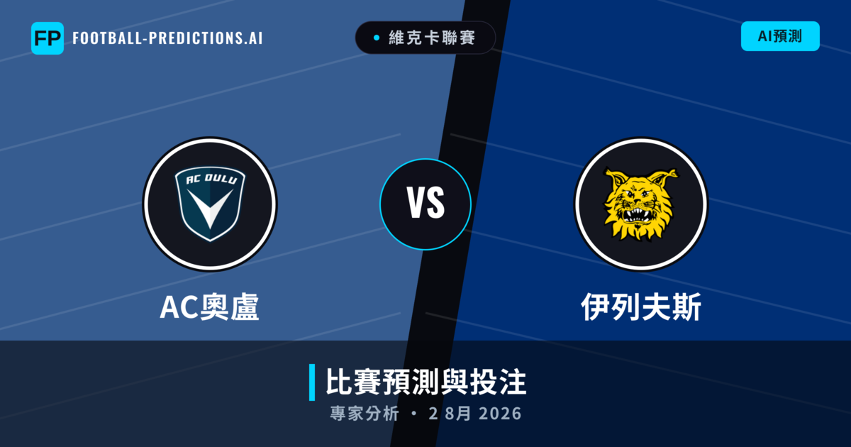 AC奧盧 vs 伊列夫斯 — 比赛预测和前瞻